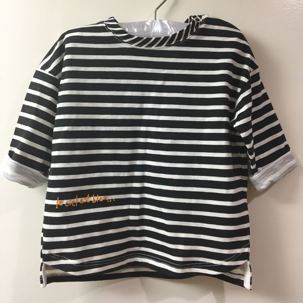 NWT H&M Baby Striped Tee